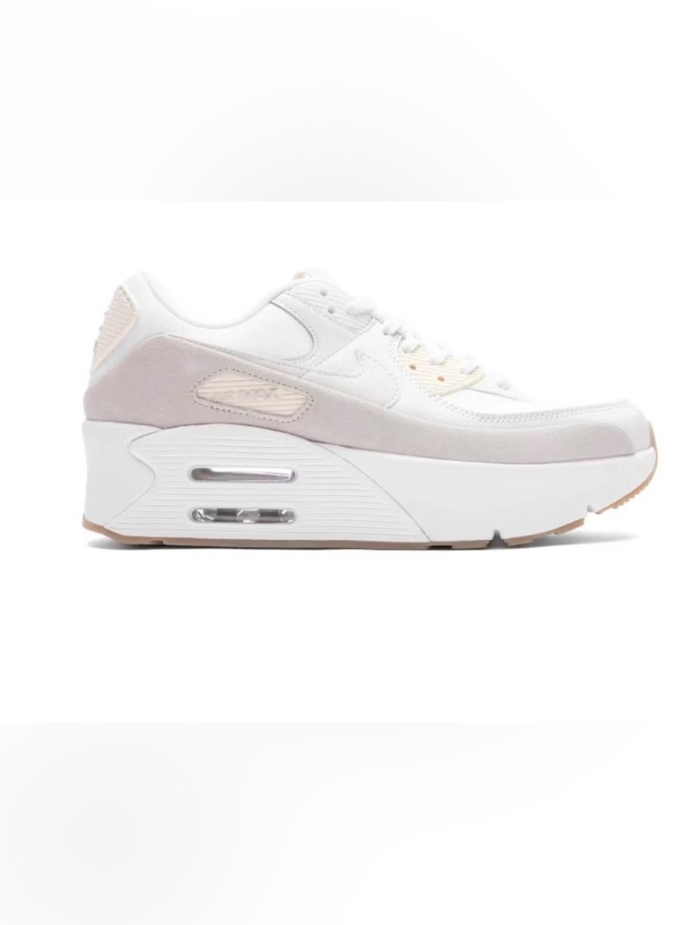 Nike Air Max 90 LV8 “Sail Light Orewood” Women’s 8.5 Slightly Used Damaged Box